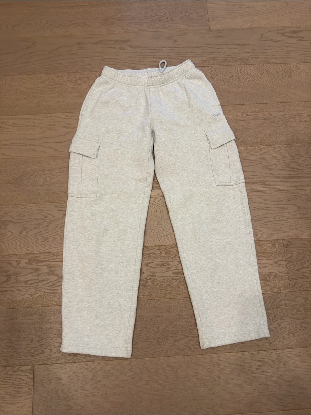 TNA Cargo Sweatpants - Heather cloud white